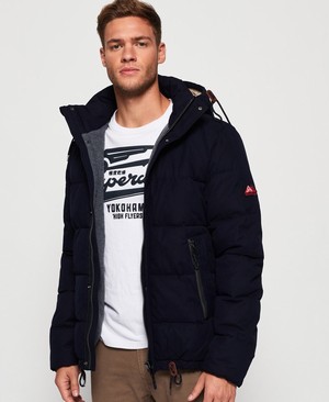 Superdry Academy Férfi Kabát Sötétkék | CEQVW8032